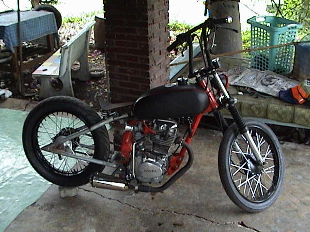 Honda wing 125 old school #4