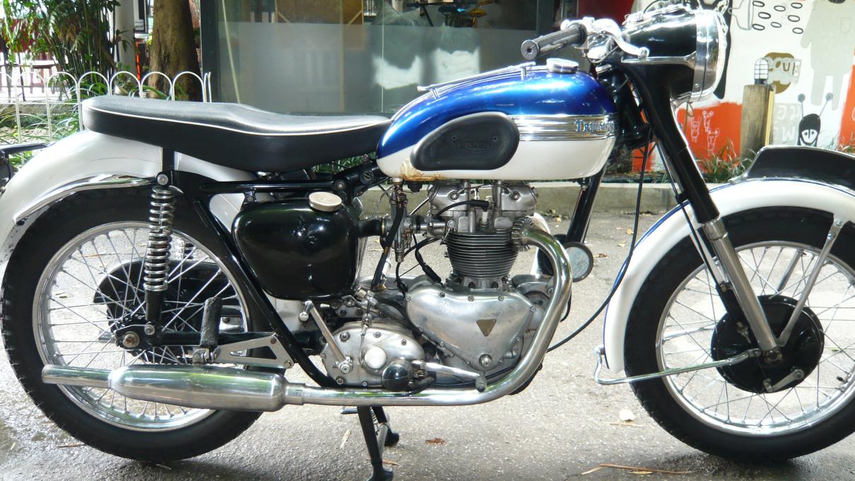 ขนาด ยาง triumph t100 performance