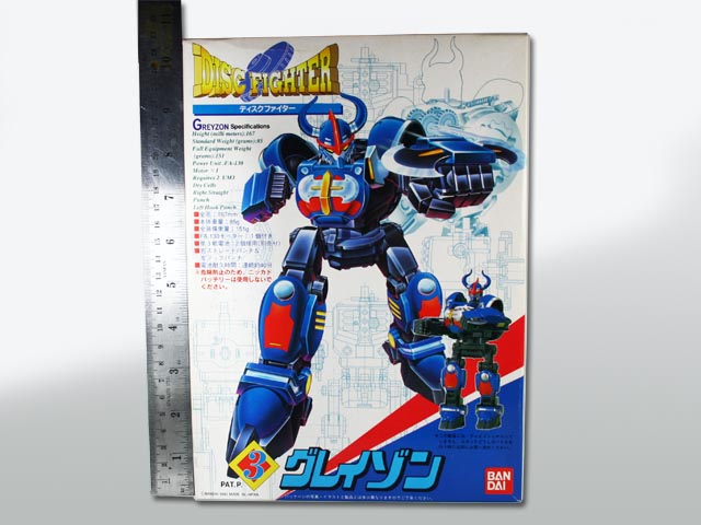 Name:  090 DISC FIGHTER Greyzon BANDAI Model kit a.jpg
Views: 1732
Size:  73.8 KB